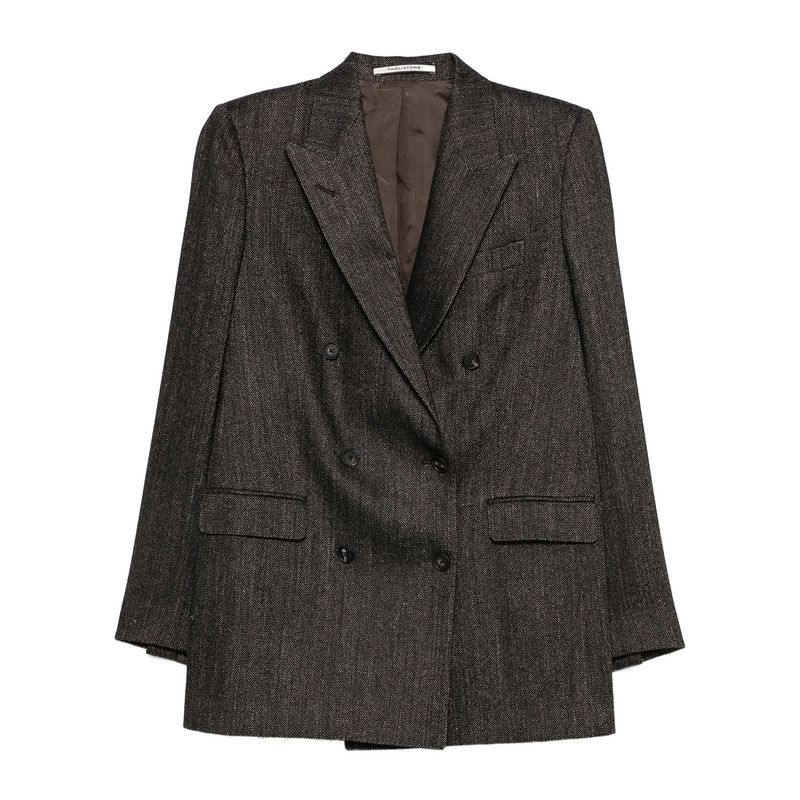Tagliatore Women Blazer Jasmine Doppiopetto Motivo Spigato